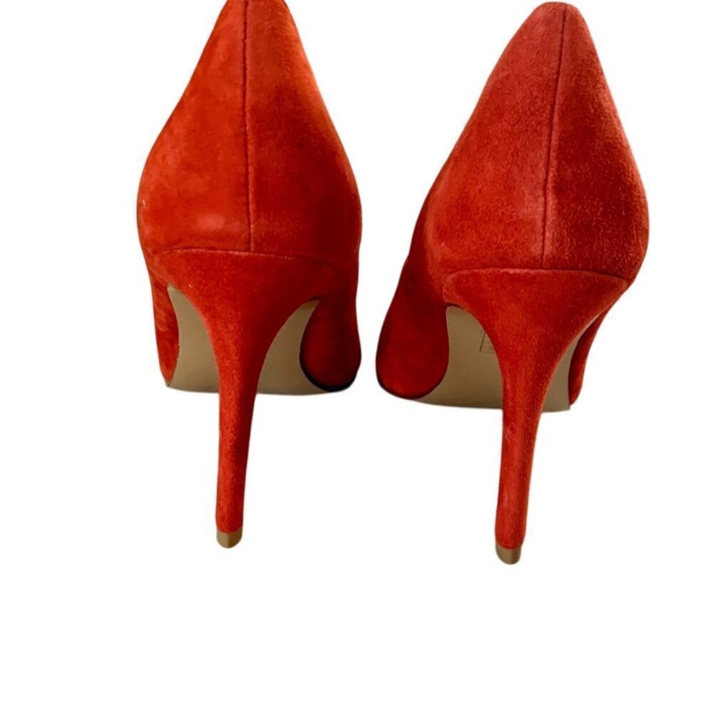 NEW Dolce Vita Vita
 Red Suede Classic Pumps Size 9 - Picture 3 of 6